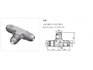 公制螺紋74°錐面擴口密封接頭1